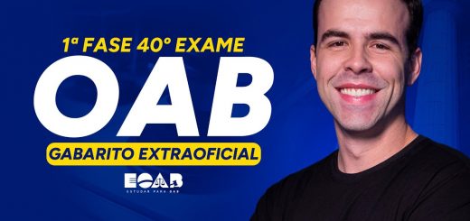 Gabarito OAB 40 com Vilaça Neto do Estudar para OAB